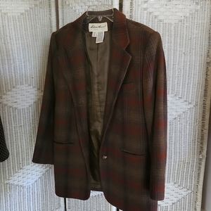 Vintage Eddie Bauer Wool Blazer